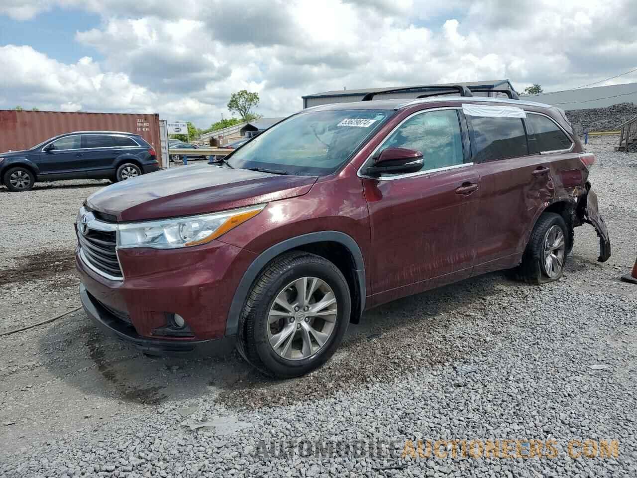 5TDJKRFH7FS210424 TOYOTA HIGHLANDER 2015