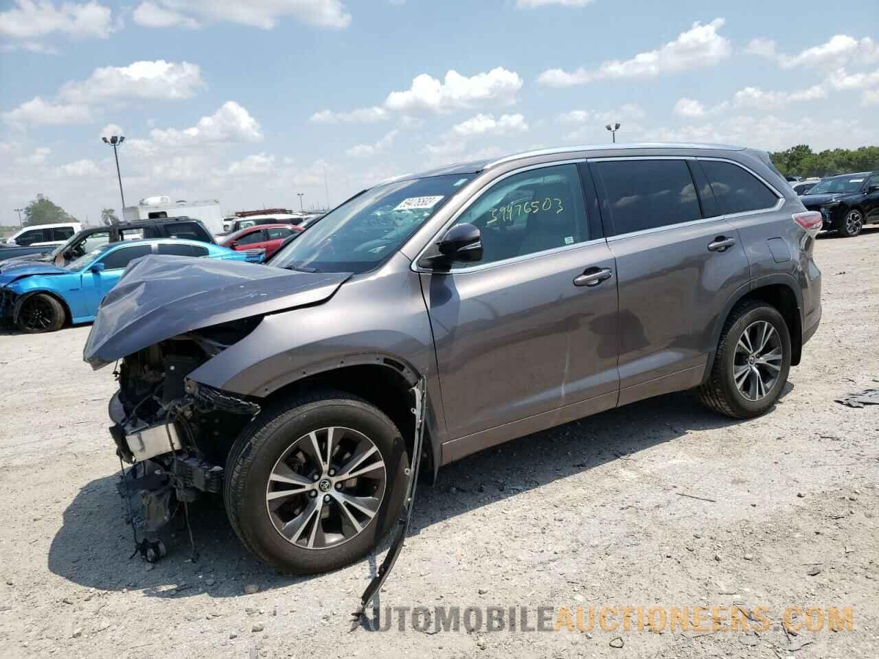 5TDJKRFH7GS229377 TOYOTA HIGHLANDER 2016