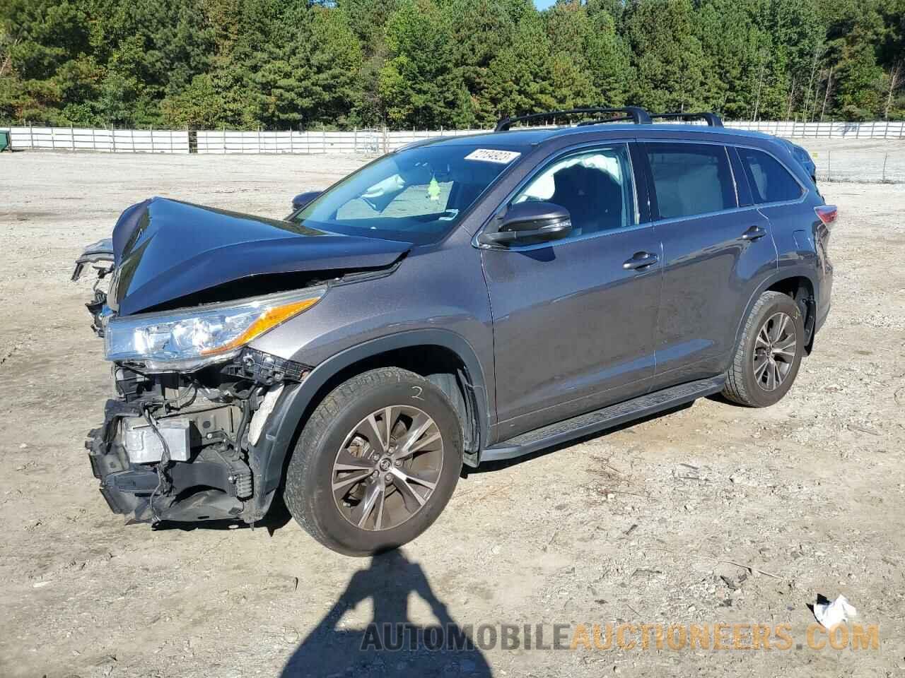 5TDJKRFH7GS232750 TOYOTA HIGHLANDER 2016