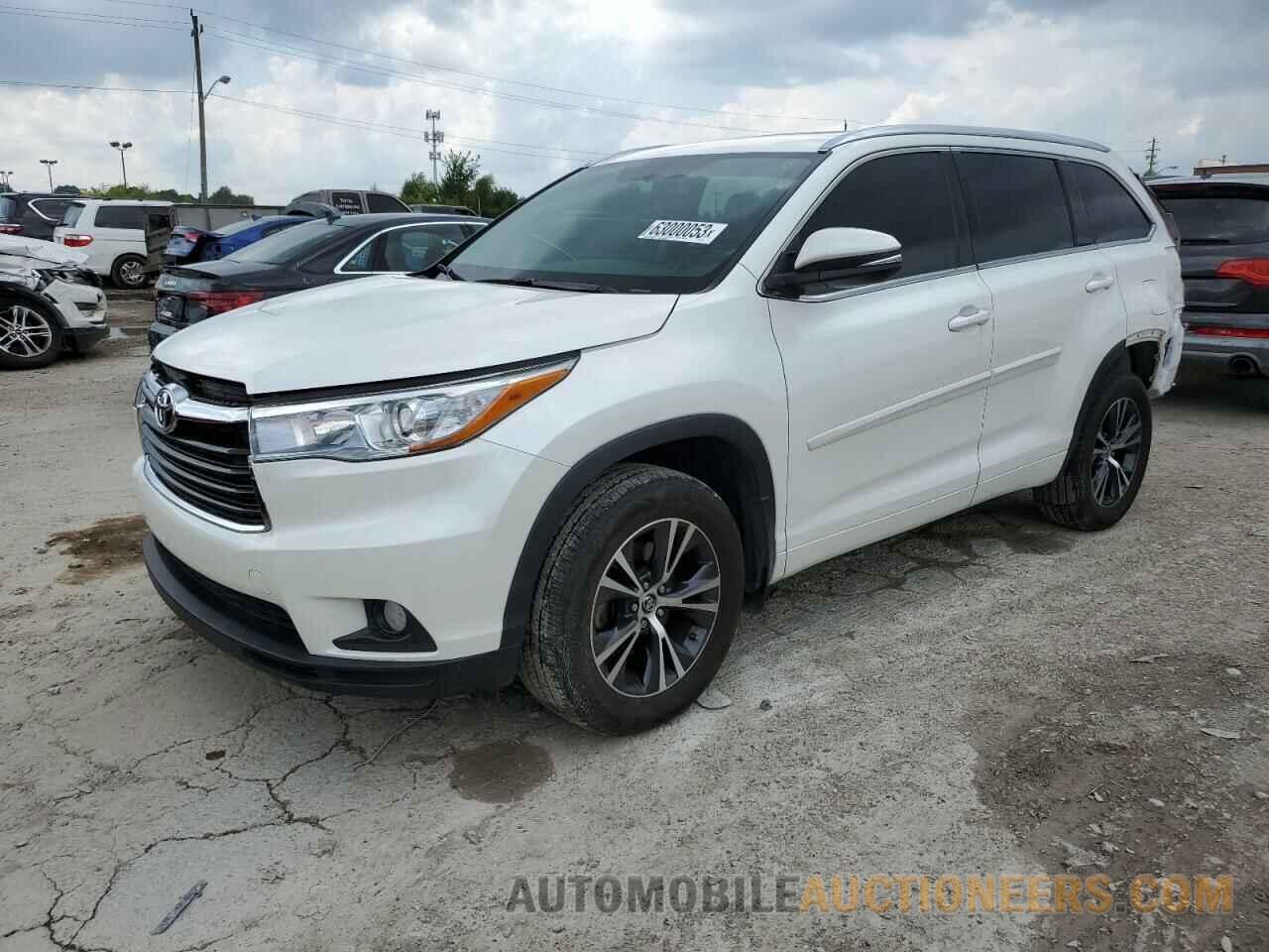 5TDJKRFH7GS260242 TOYOTA HIGHLANDER 2016