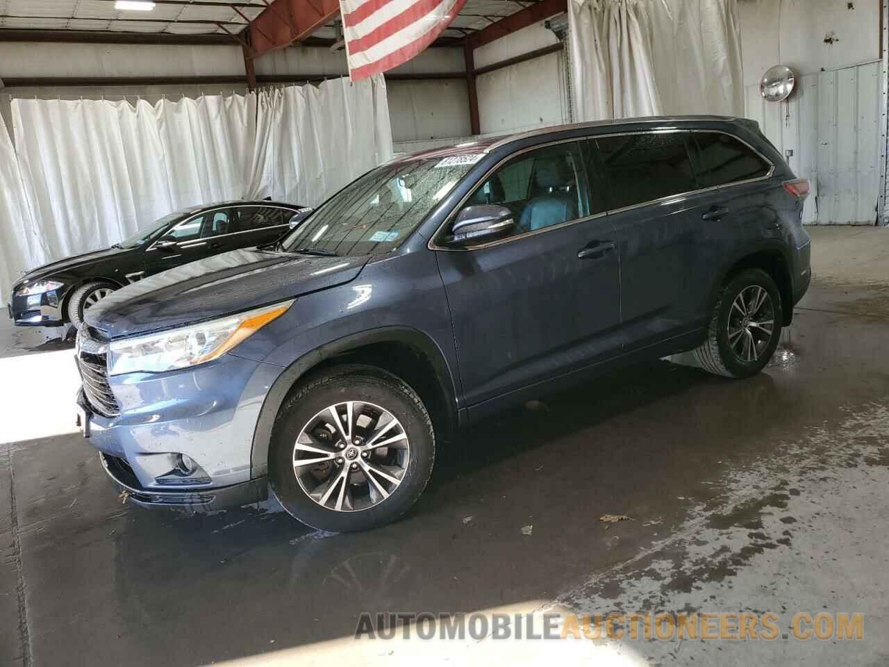 5TDJKRFH7GS274903 TOYOTA HIGHLANDER 2016