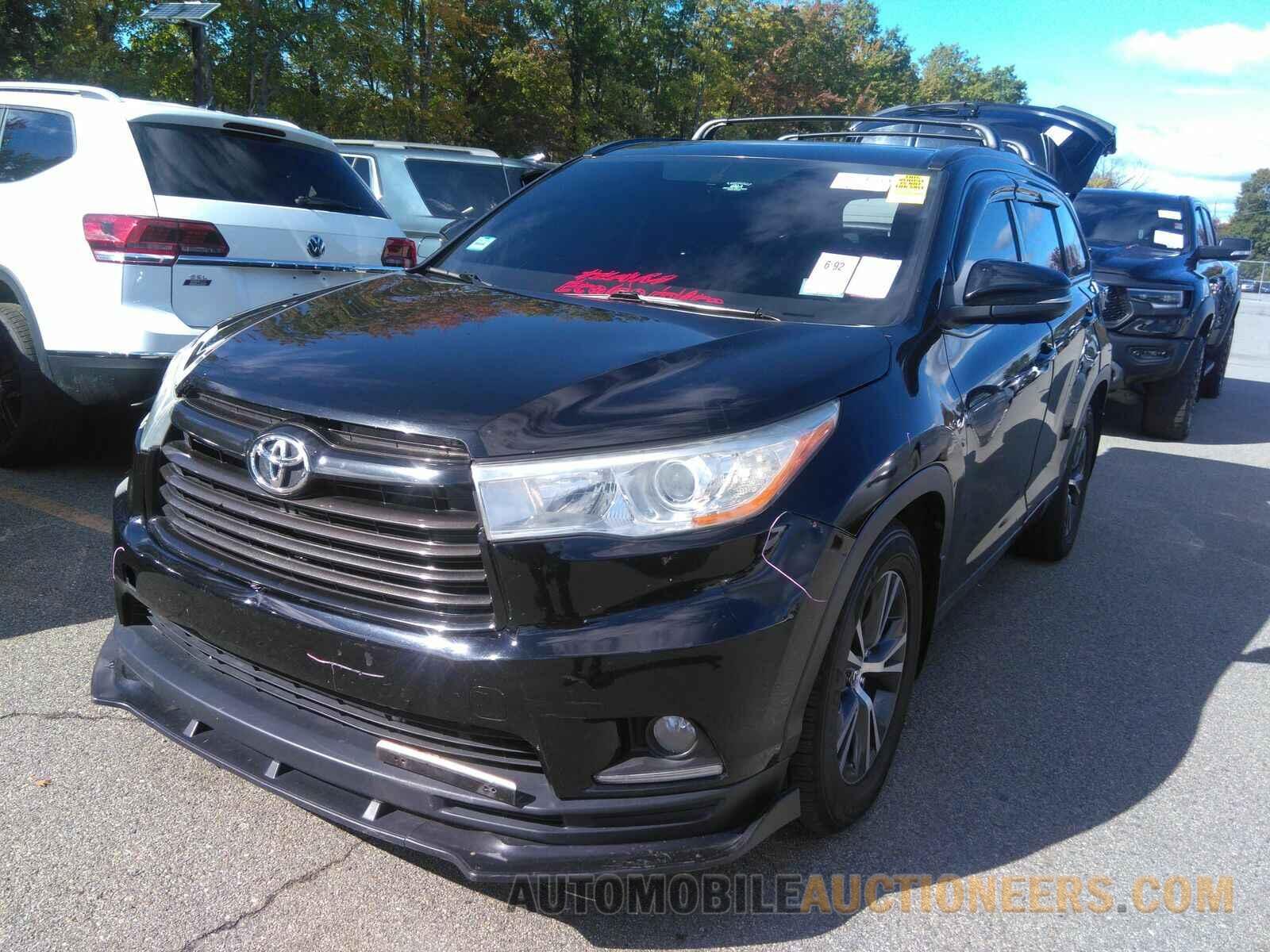 5TDJKRFH7GS276120 Toyota Highlander 2016