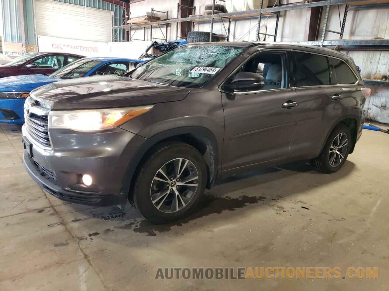 5TDJKRFH7GS277834 TOYOTA HIGHLANDER 2016