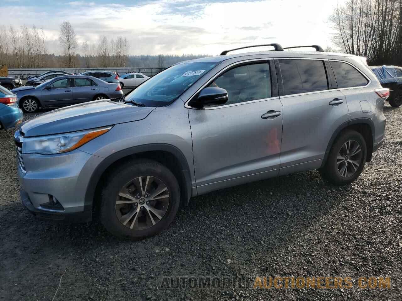 5TDJKRFH7GS279907 TOYOTA HIGHLANDER 2016