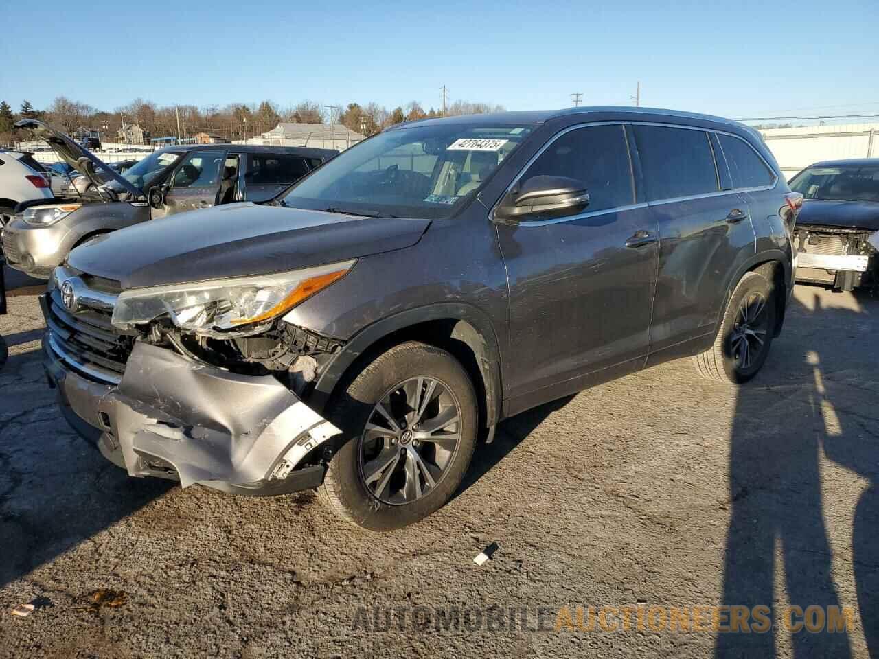 5TDJKRFH7GS296741 TOYOTA HIGHLANDER 2016