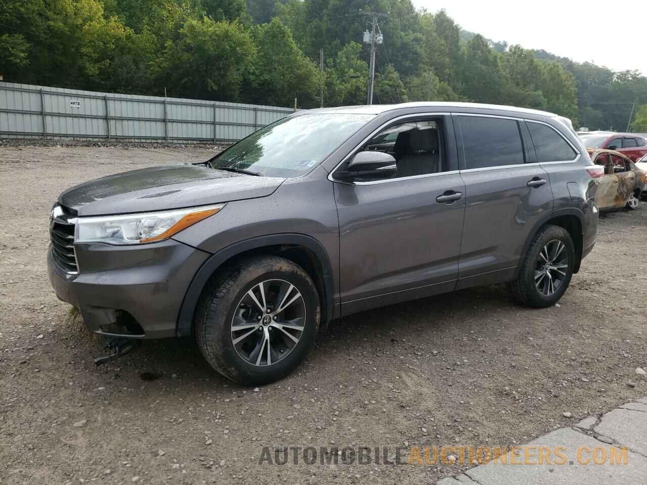 5TDJKRFH7GS311819 TOYOTA HIGHLANDER 2016