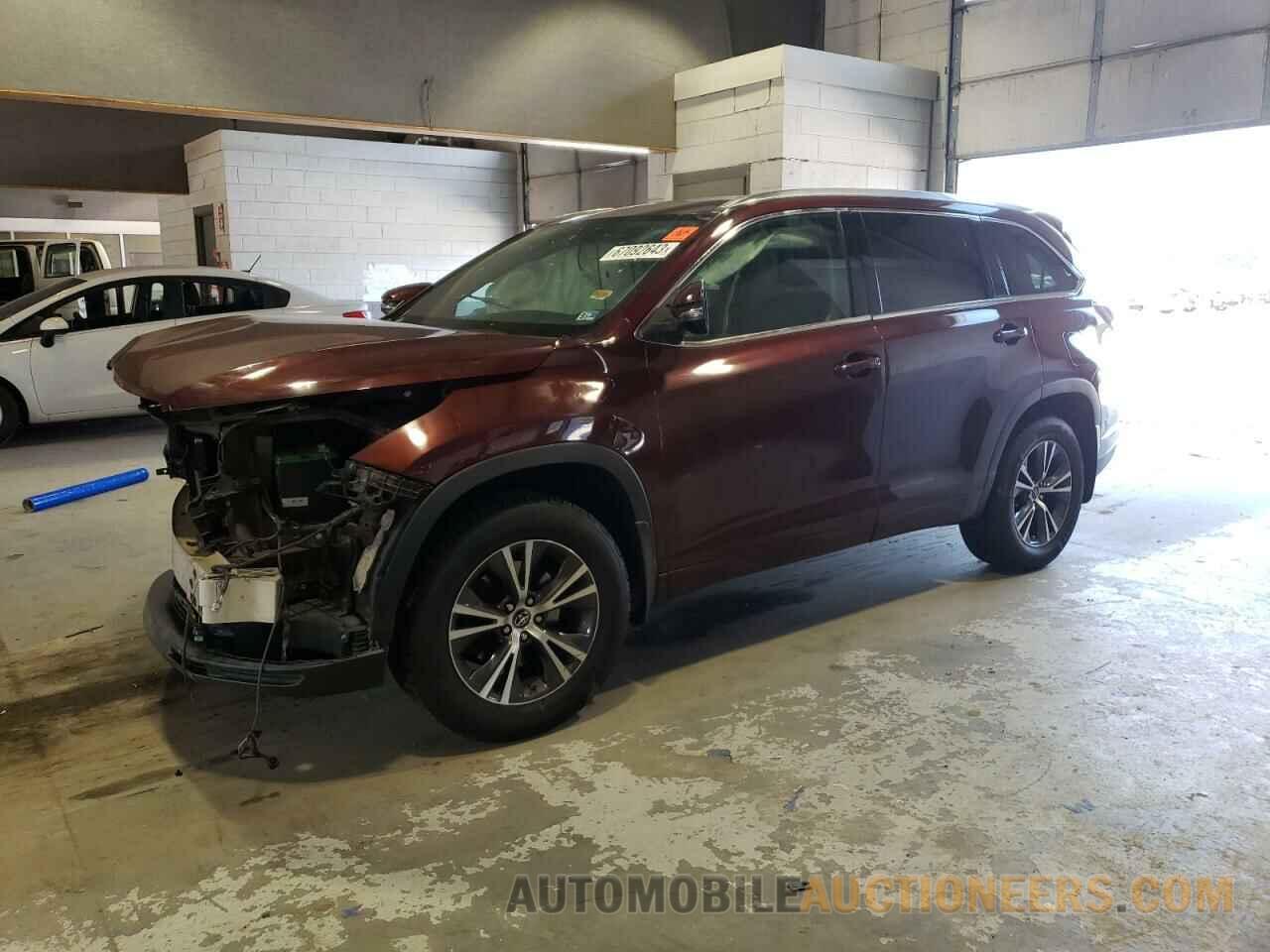 5TDJKRFH7GS314722 TOYOTA HIGHLANDER 2016