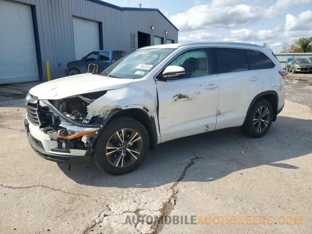 5TDJKRFH7GS333903 TOYOTA HIGHLANDER 2016