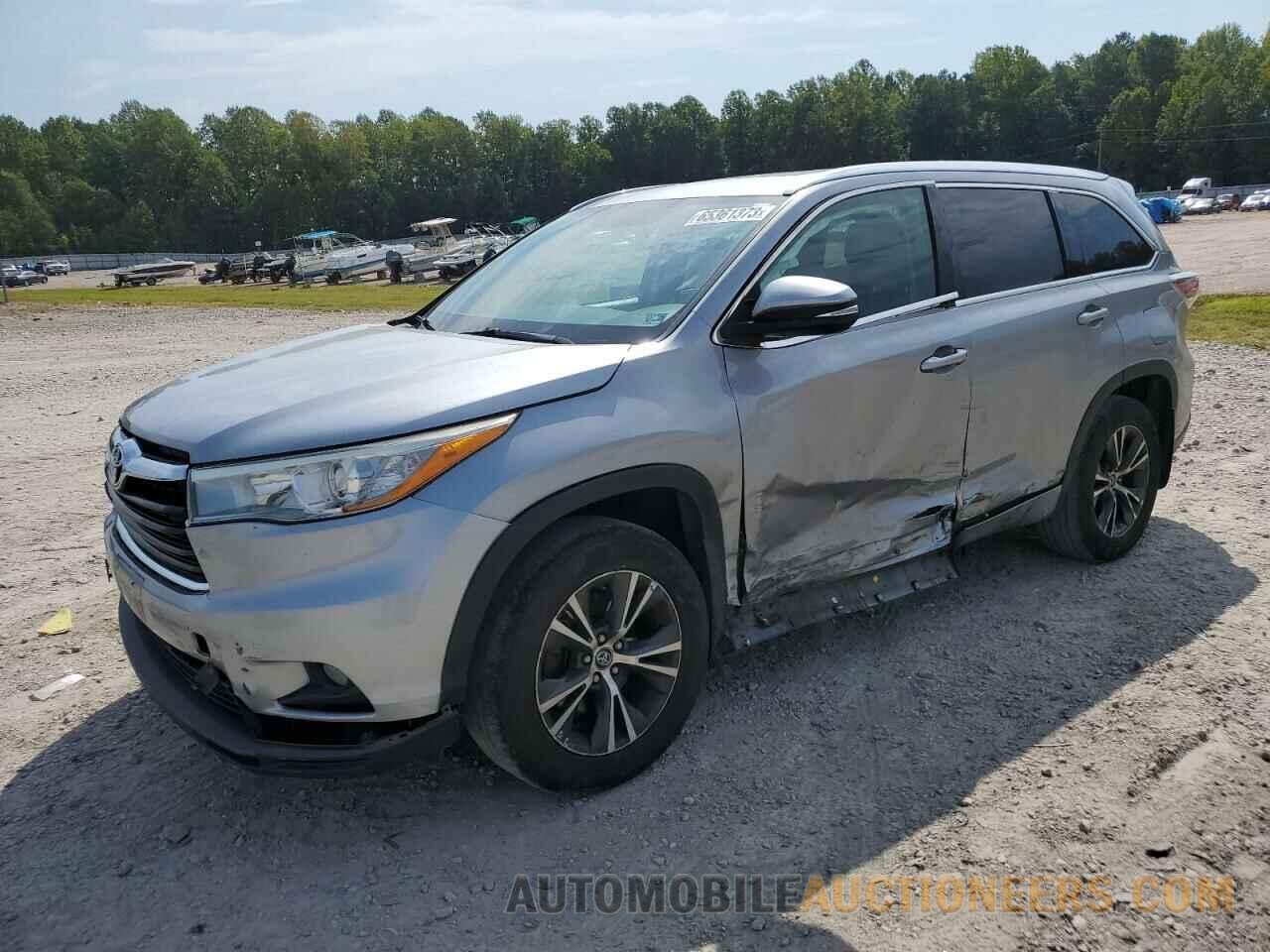 5TDJKRFH7GS340480 TOYOTA HIGHLANDER 2016