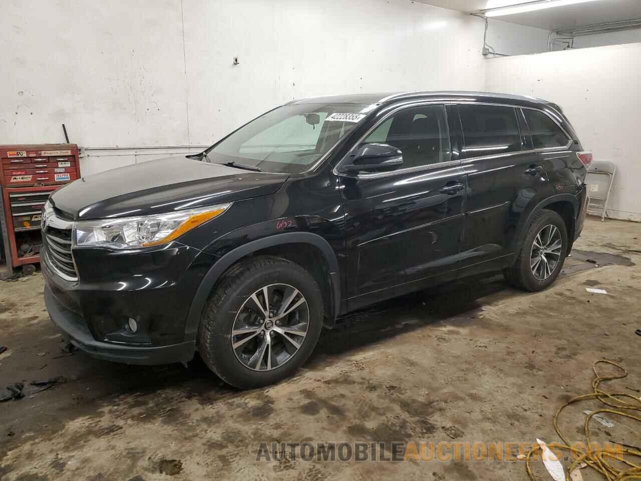 5TDJKRFH7GS343296 TOYOTA HIGHLANDER 2016