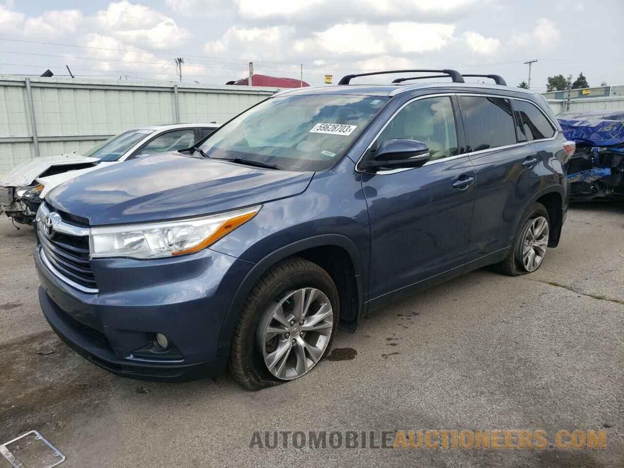 5TDJKRFH8FS074496 TOYOTA HIGHLANDER 2015