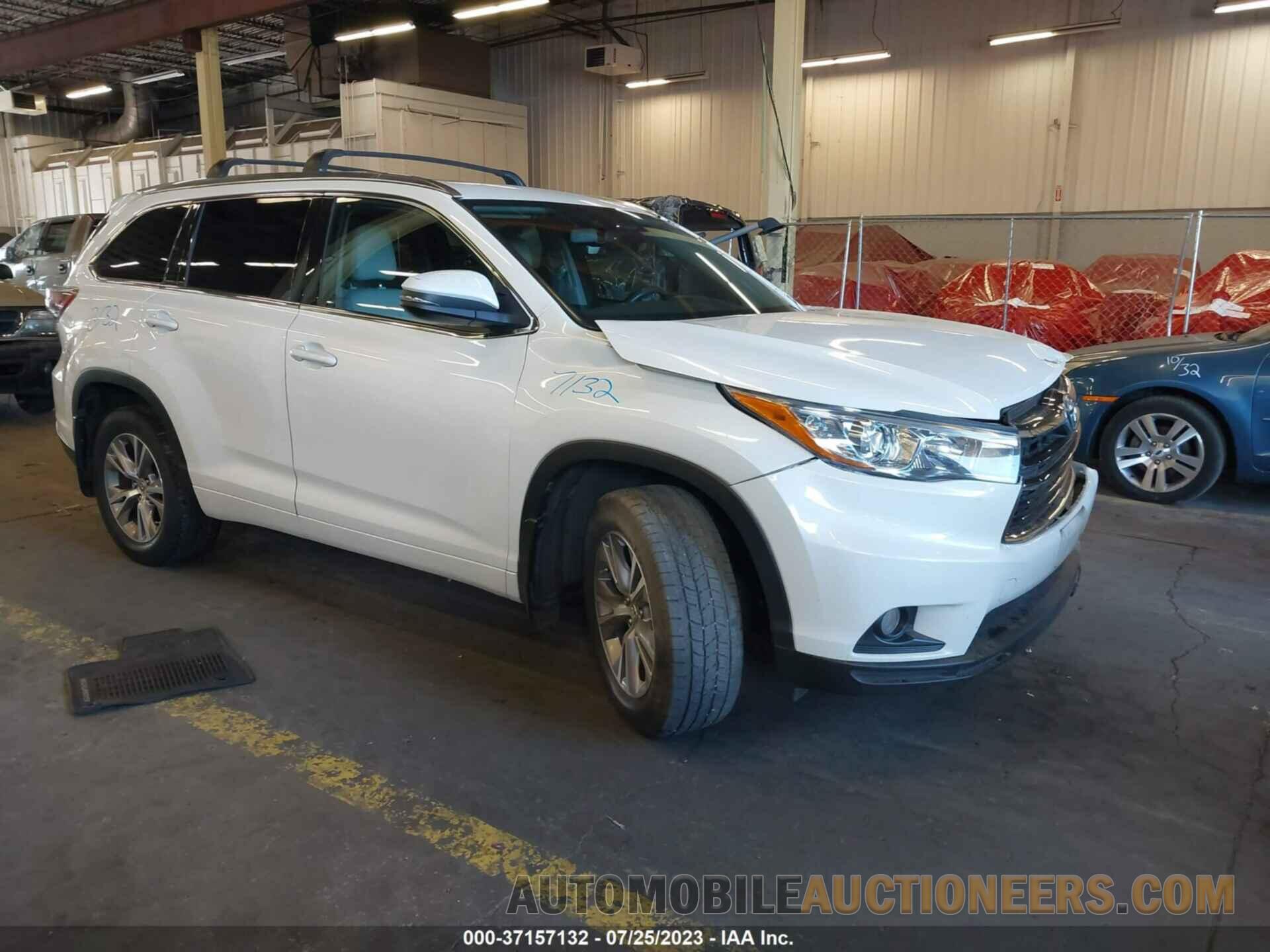 5TDJKRFH8FS098278 TOYOTA HIGHLANDER 2015