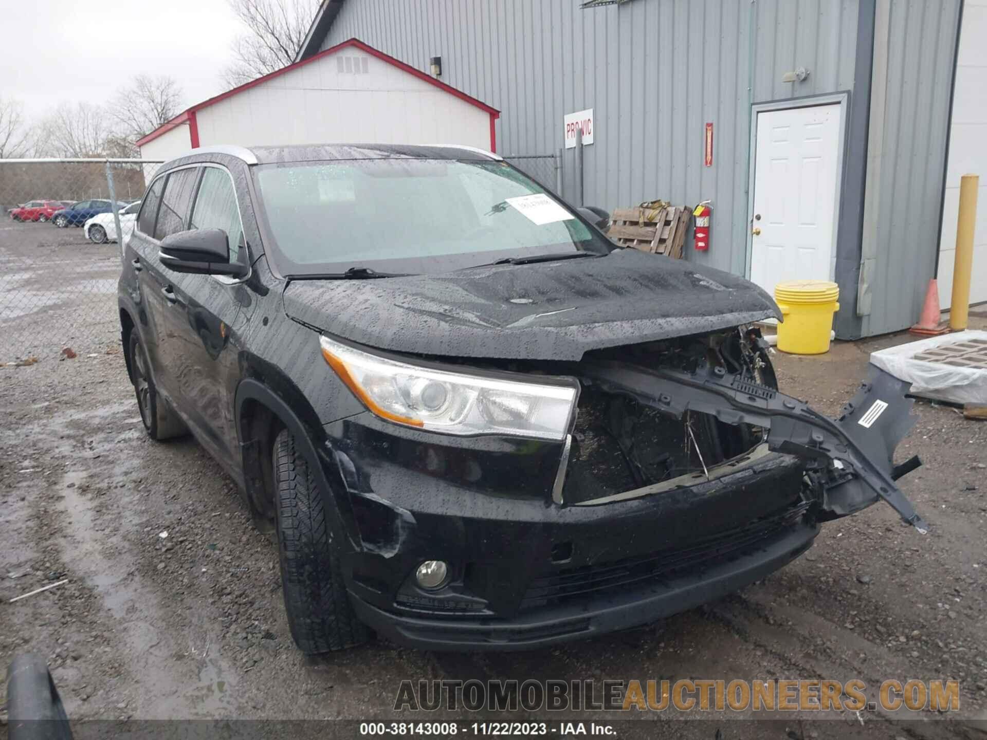 5TDJKRFH8FS104032 TOYOTA HIGHLANDER 2015