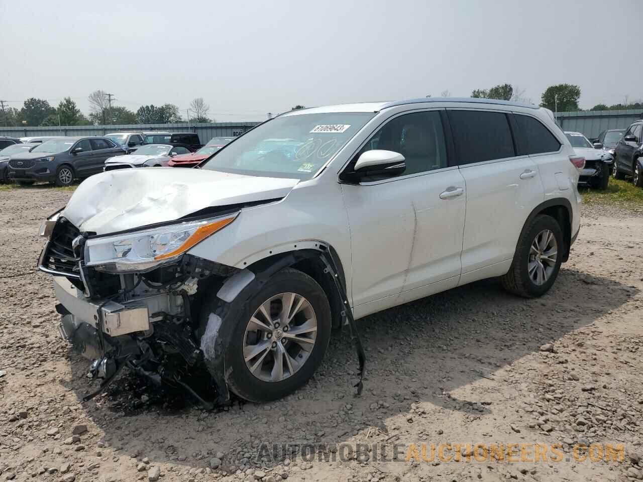 5TDJKRFH8FS112521 TOYOTA HIGHLANDER 2015