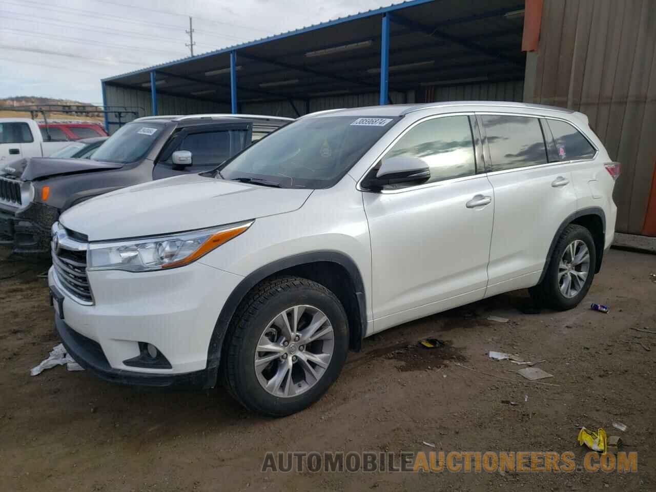 5TDJKRFH8FS132803 TOYOTA HIGHLANDER 2015