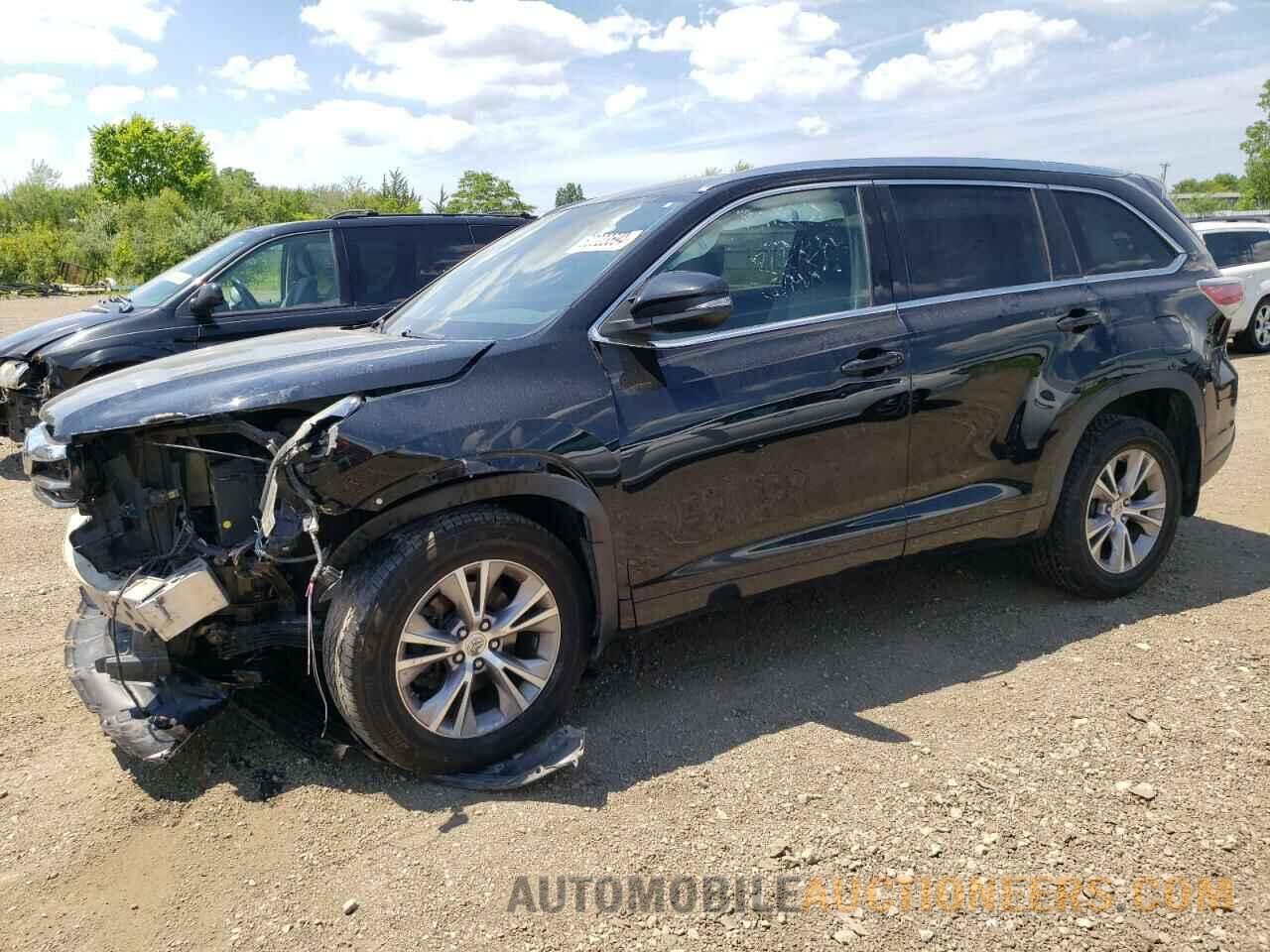 5TDJKRFH8FS137645 TOYOTA HIGHLANDER 2015