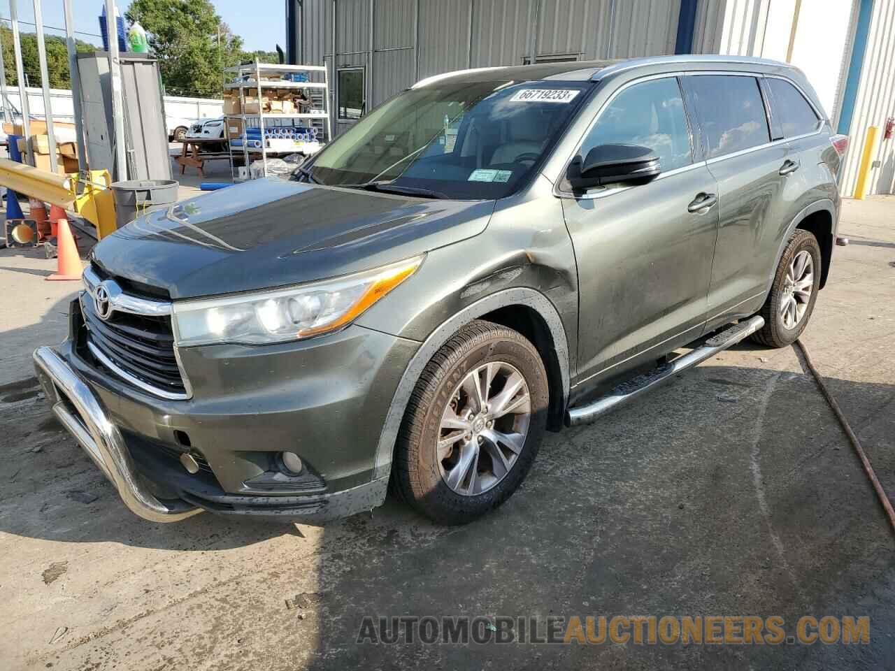 5TDJKRFH8FS139170 TOYOTA HIGHLANDER 2015