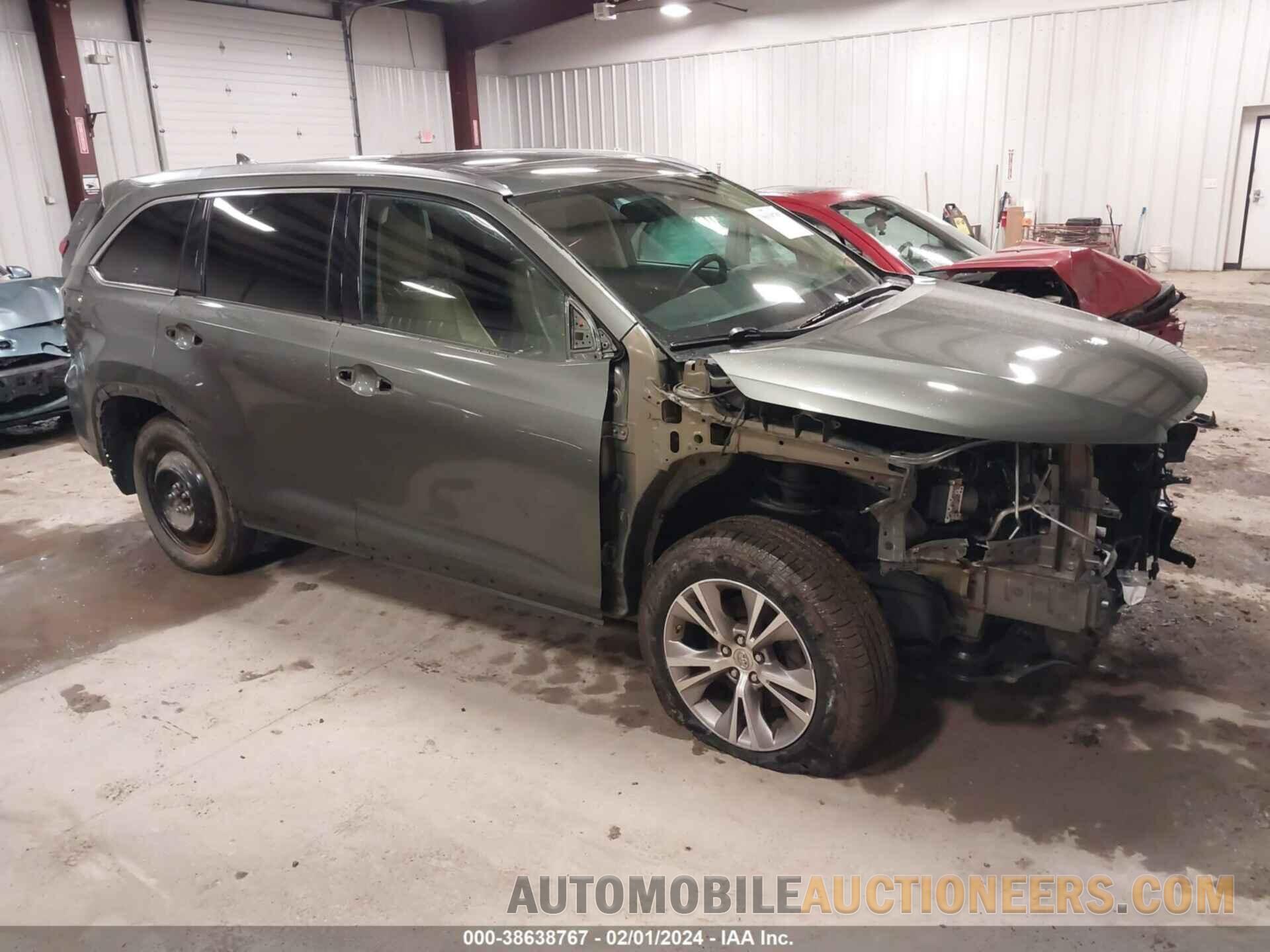 5TDJKRFH8FS145194 TOYOTA HIGHLANDER 2015