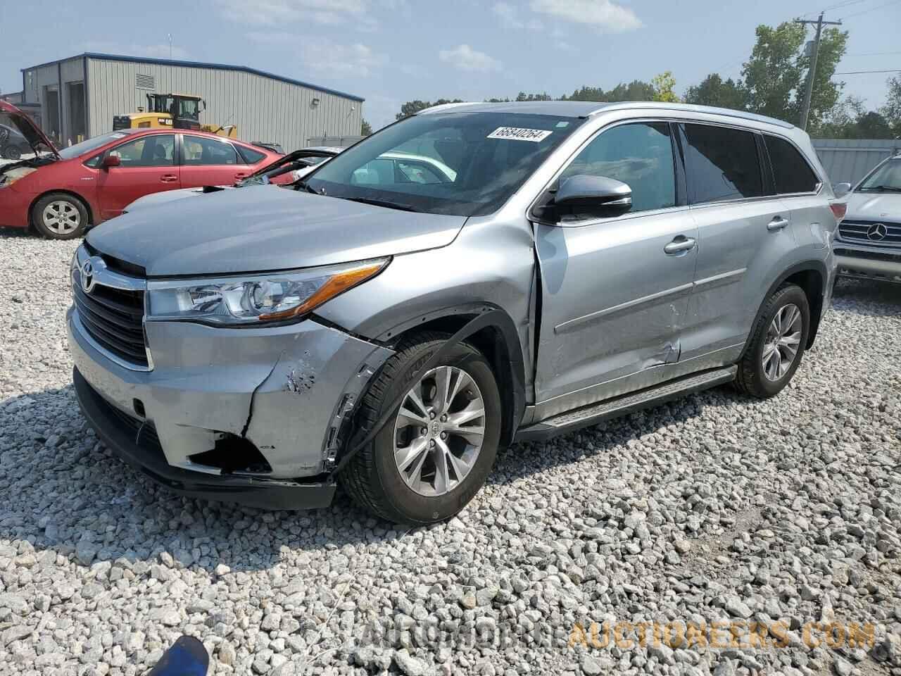 5TDJKRFH8FS147169 TOYOTA HIGHLANDER 2015