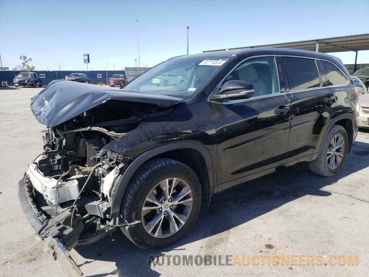 5TDJKRFH8FS164232 TOYOTA HIGHLANDER 2015