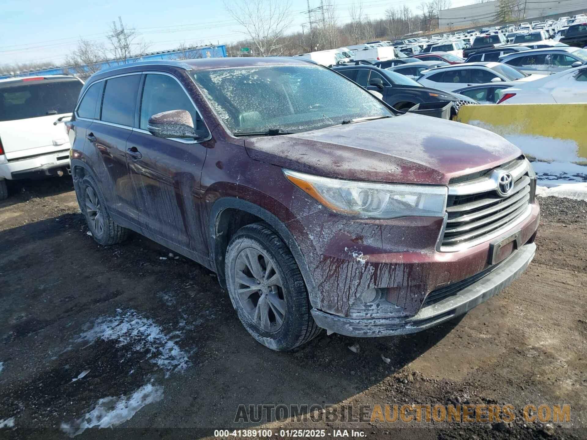 5TDJKRFH8FS168409 TOYOTA HIGHLANDER 2015