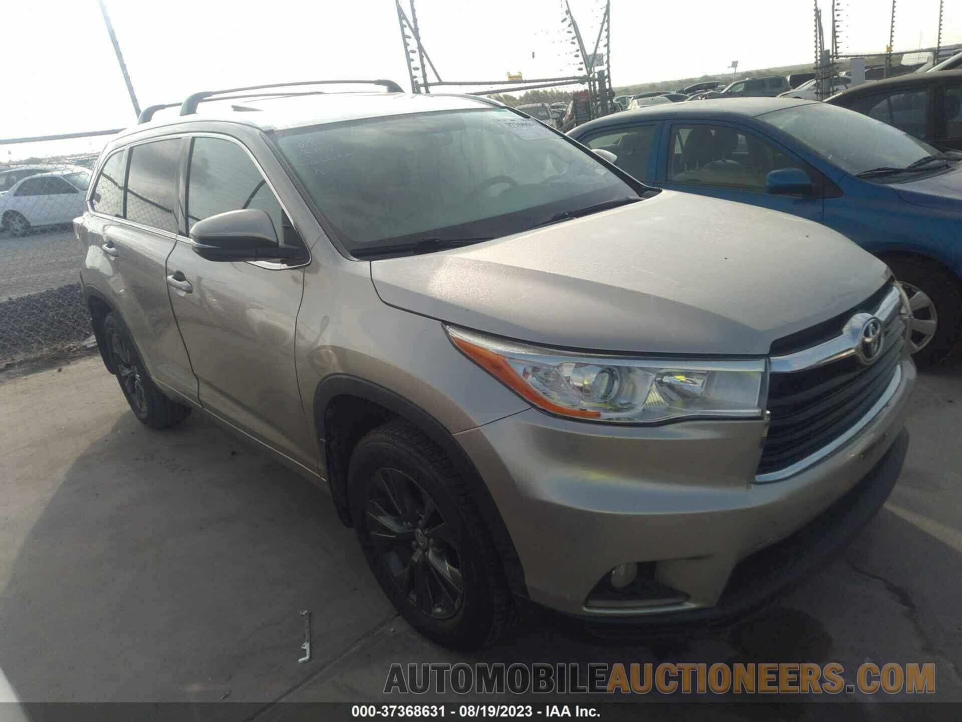 5TDJKRFH8FS203014 TOYOTA HIGHLANDER 2015