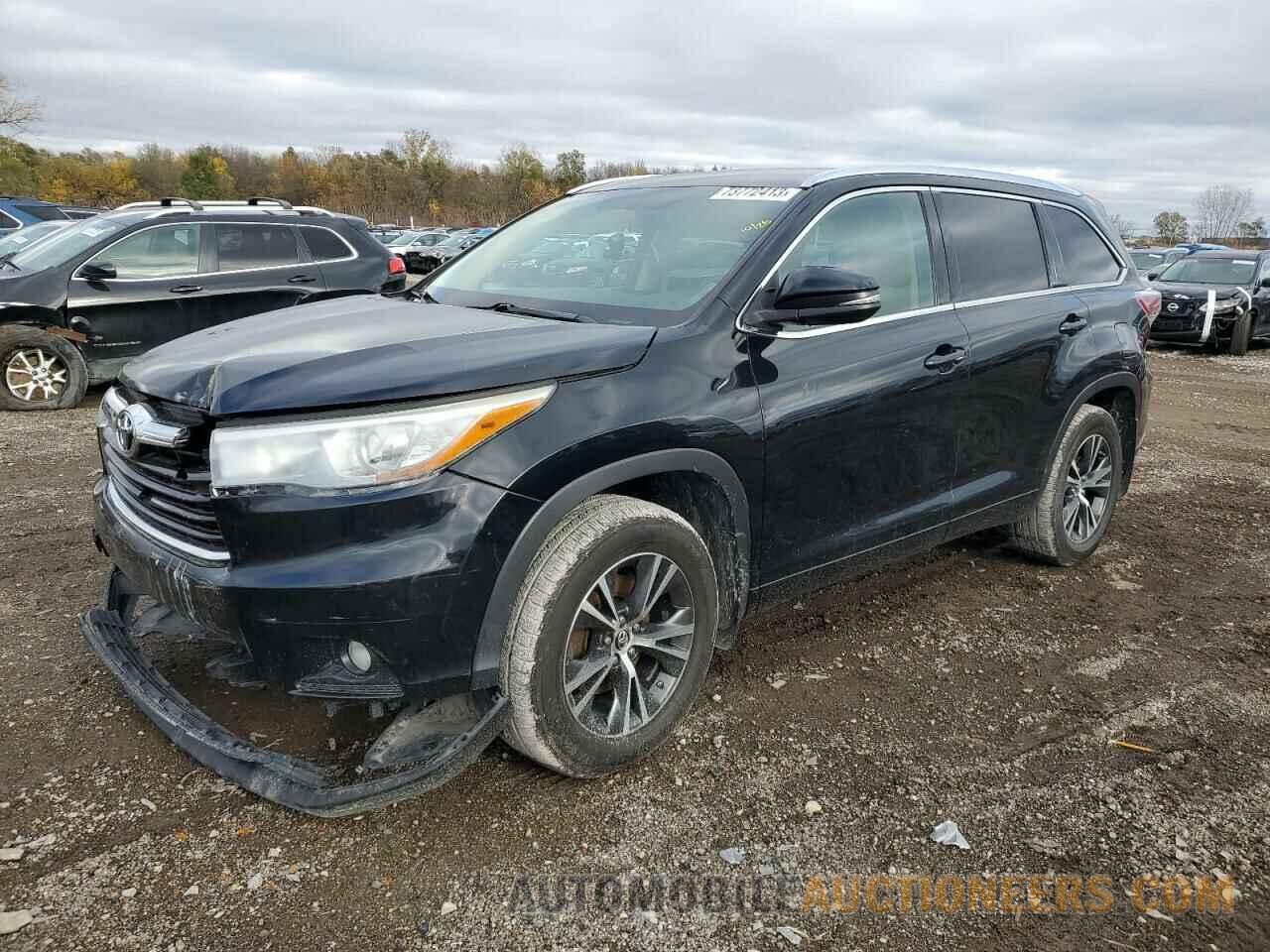 5TDJKRFH8GS231493 TOYOTA HIGHLANDER 2016