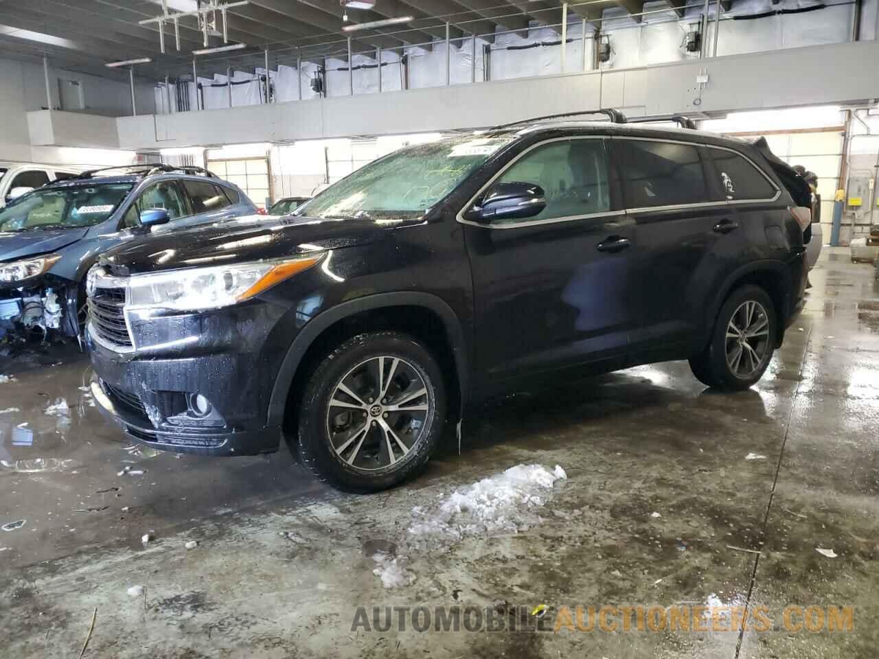 5TDJKRFH8GS260346 TOYOTA HIGHLANDER 2016