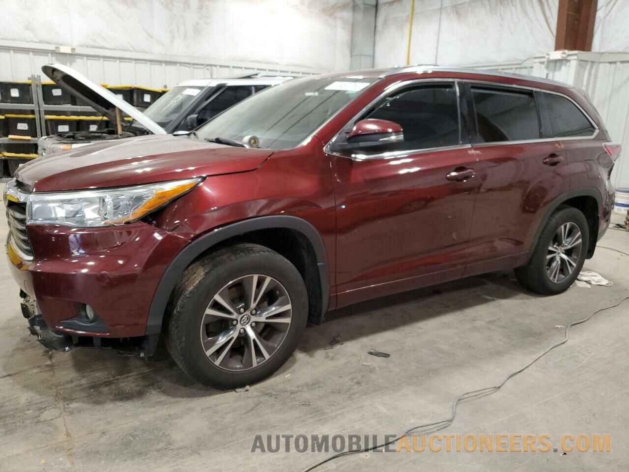 5TDJKRFH8GS270438 TOYOTA HIGHLANDER 2016