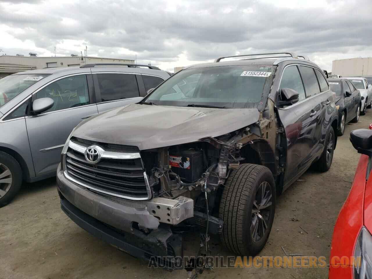 5TDJKRFH8GS281021 TOYOTA HIGHLANDER 2016