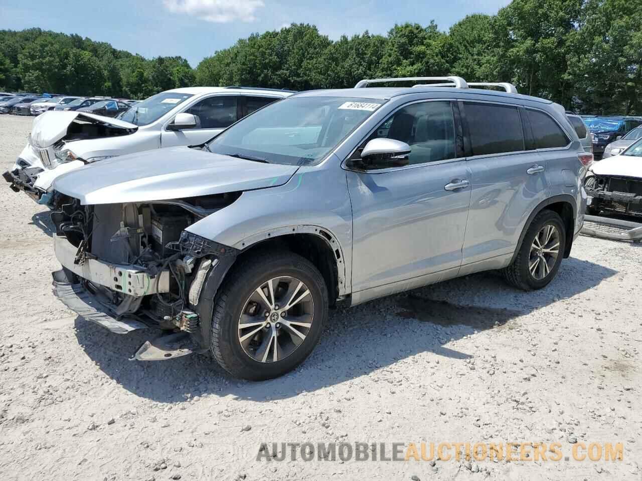 5TDJKRFH8GS293699 TOYOTA HIGHLANDER 2016