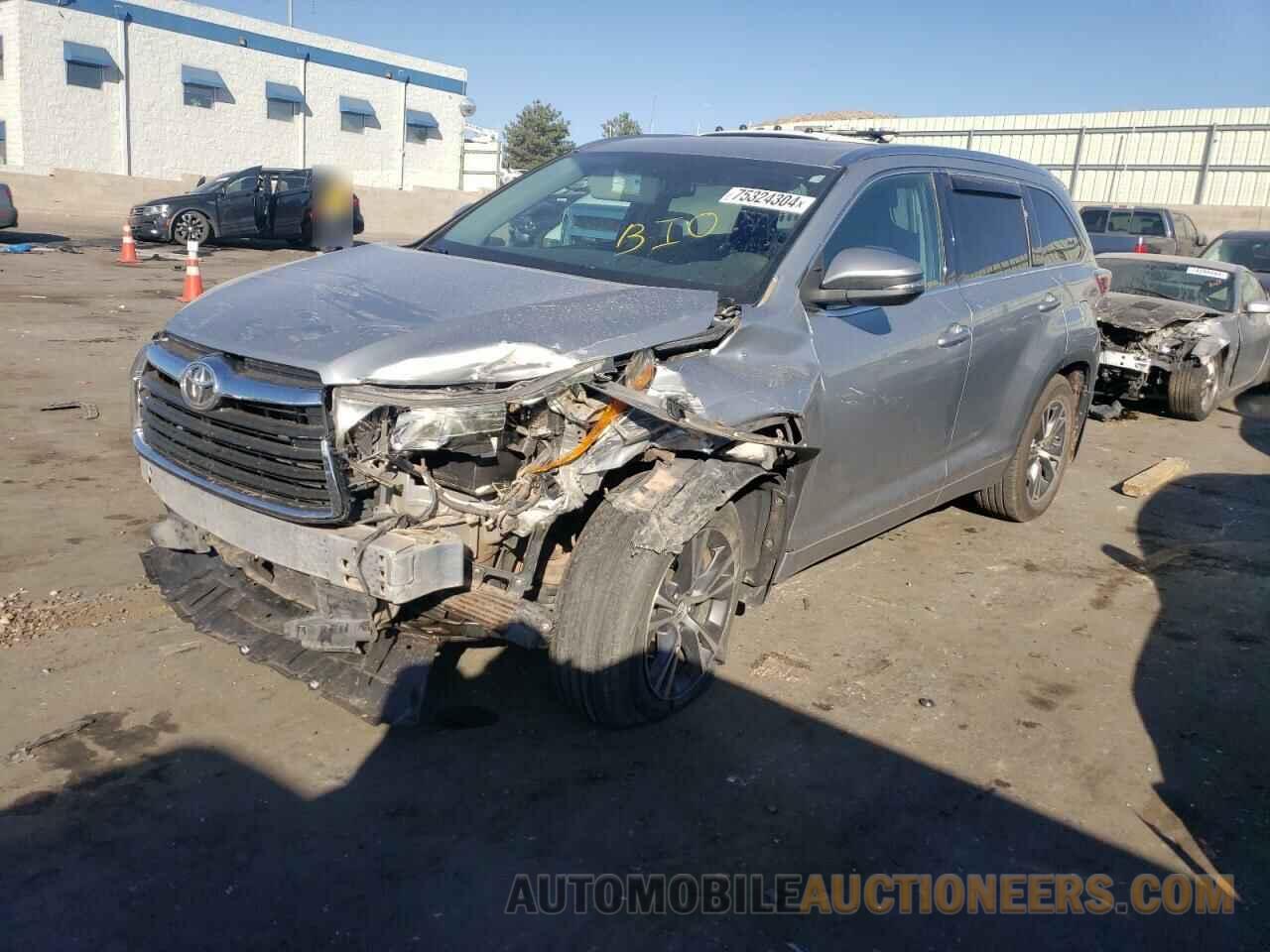 5TDJKRFH8GS301798 TOYOTA HIGHLANDER 2016