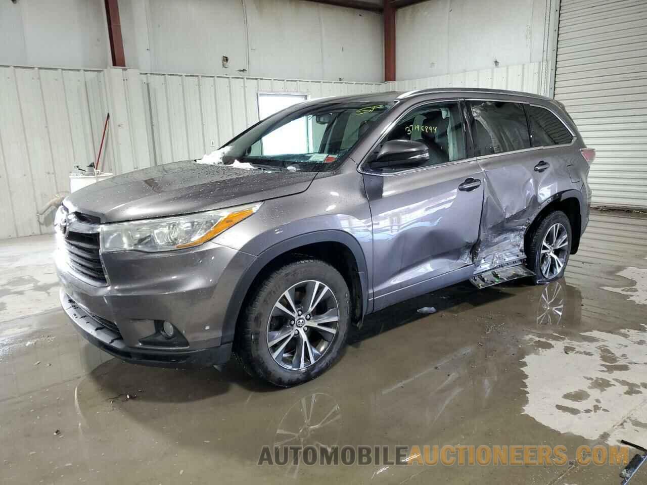 5TDJKRFH8GS306449 TOYOTA HIGHLANDER 2016