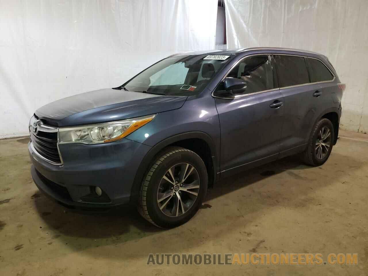 5TDJKRFH8GS351052 TOYOTA HIGHLANDER 2016