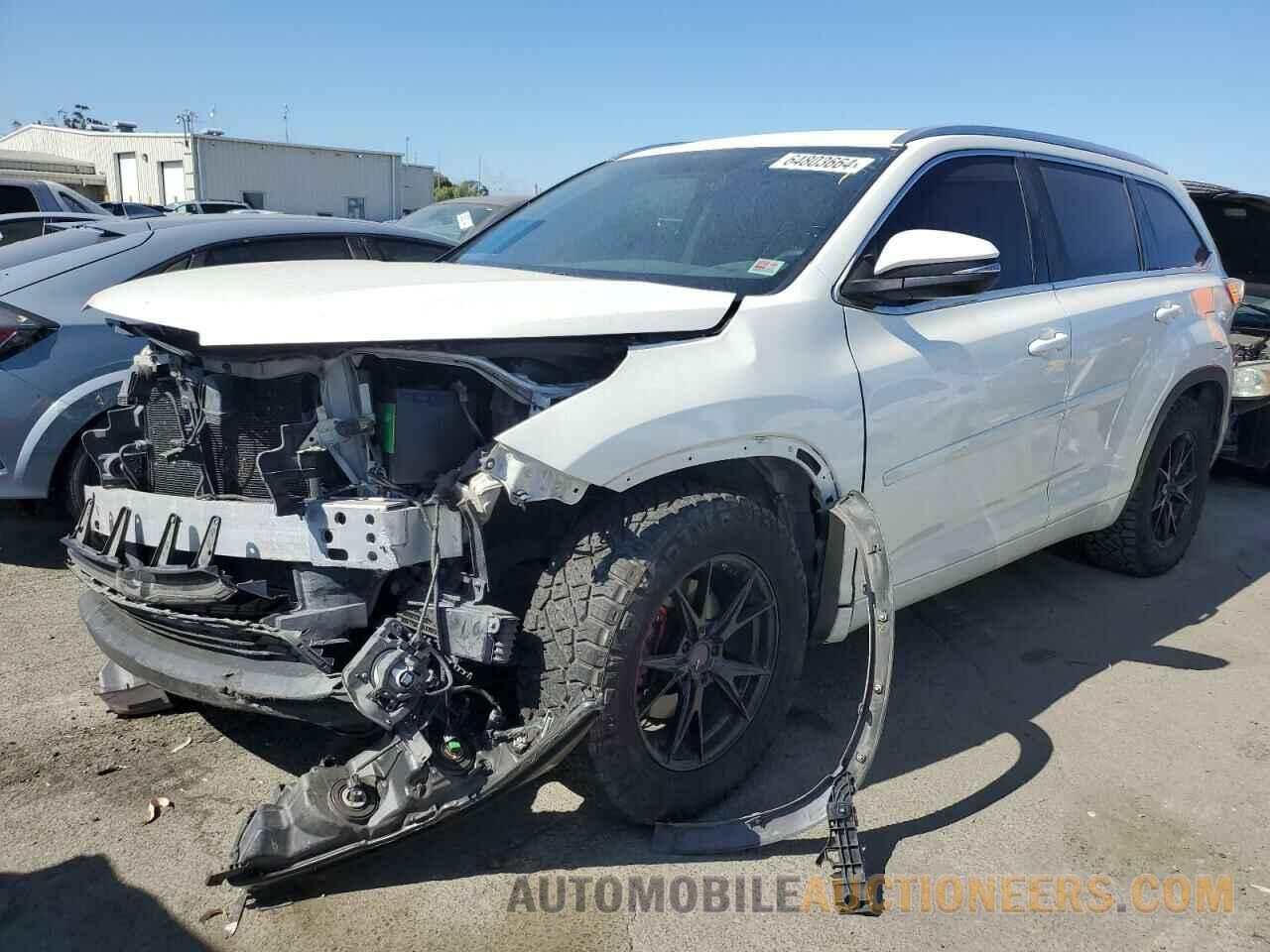 5TDJKRFH8GS503055 TOYOTA HIGHLANDER 2016