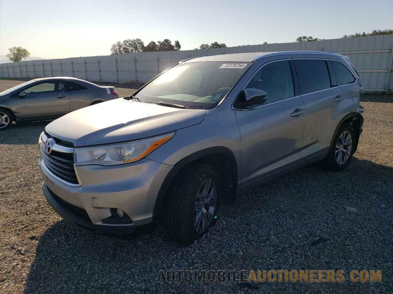 5TDJKRFH9ES005010 TOYOTA HIGHLANDER 2014