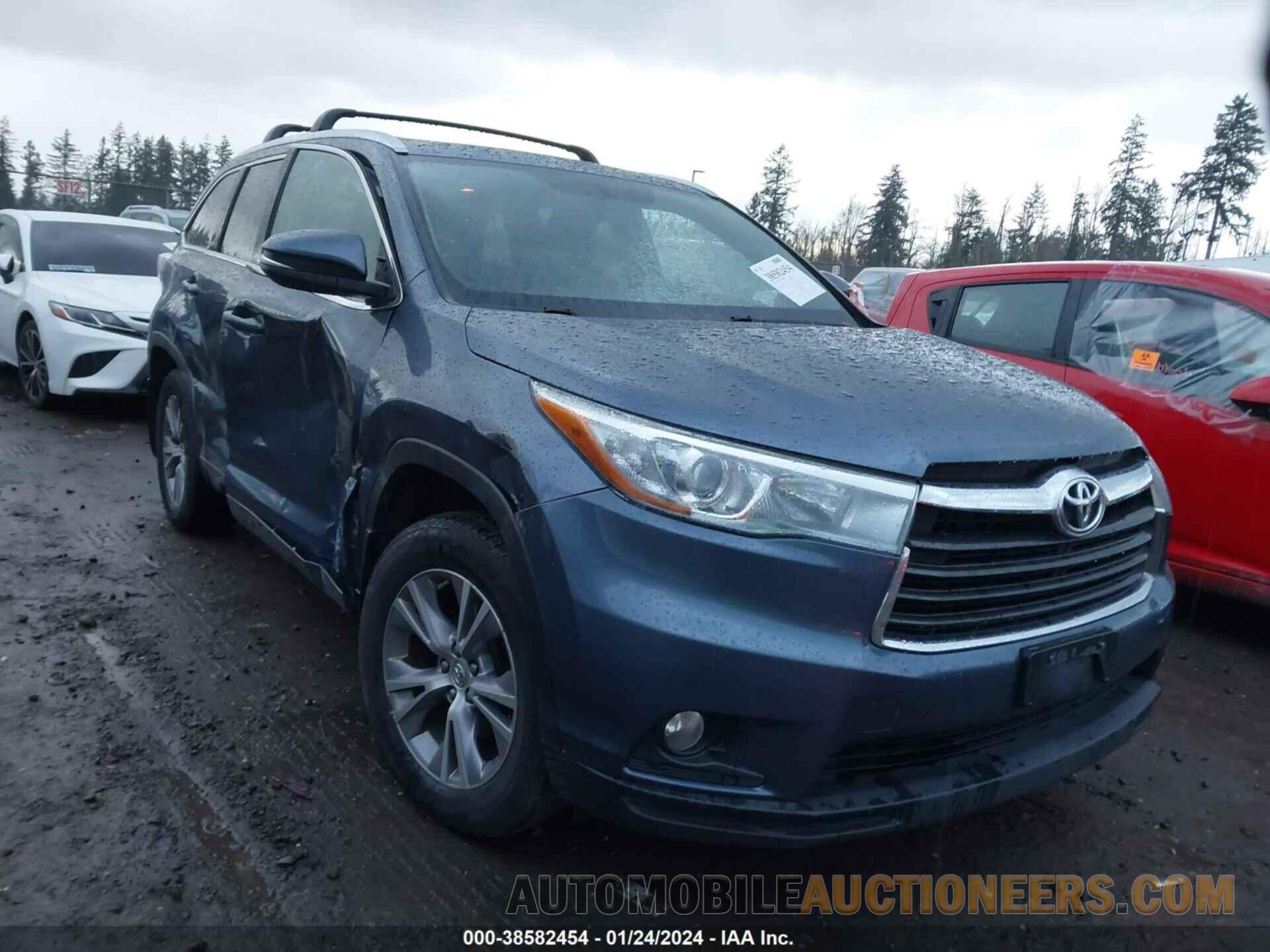 5TDJKRFH9FS097219 TOYOTA HIGHLANDER 2015