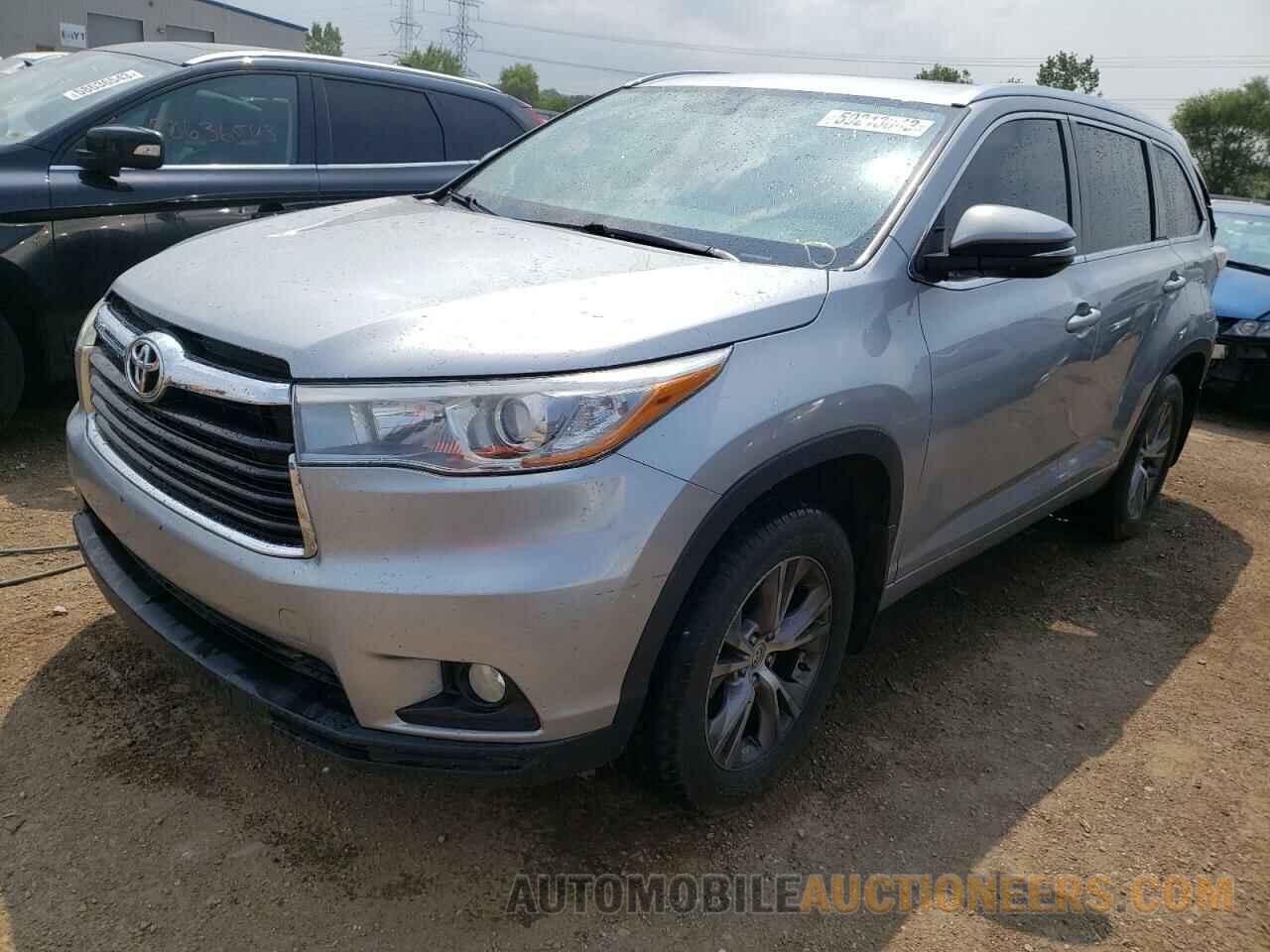 5TDJKRFH9FS107344 TOYOTA HIGHLANDER 2015