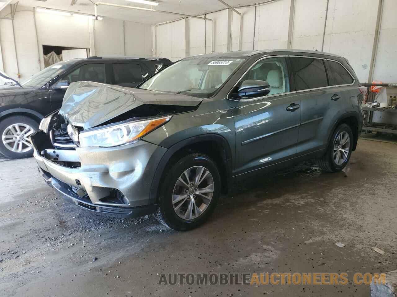 5TDJKRFH9FS116903 TOYOTA HIGHLANDER 2015