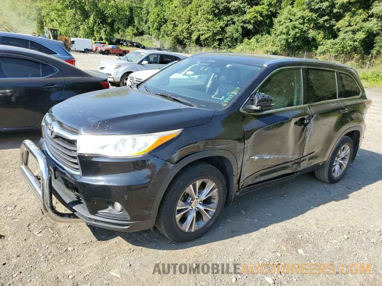 5TDJKRFH9FS117162 TOYOTA HIGHLANDER 2015