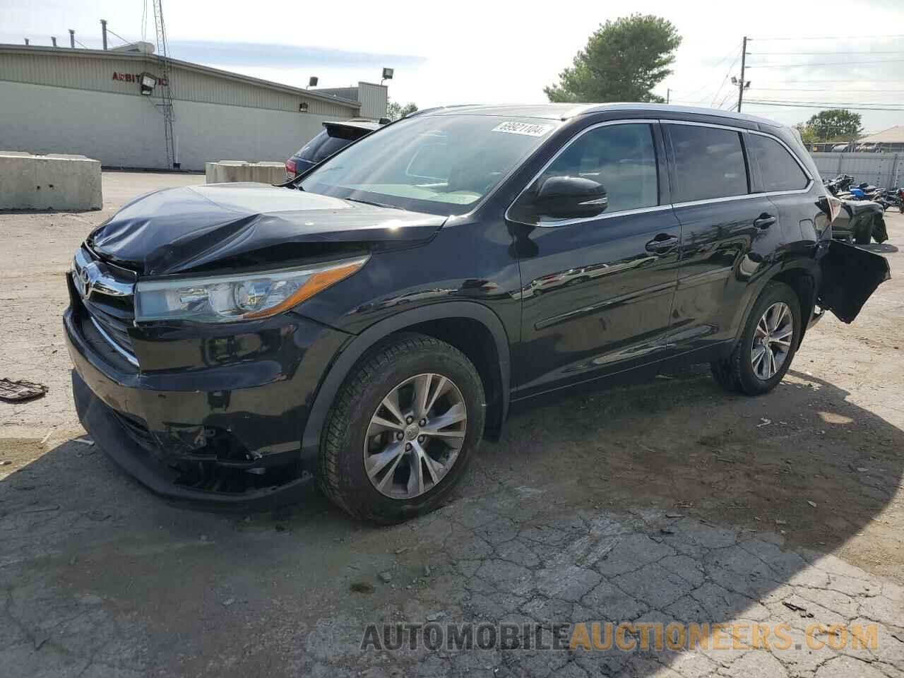 5TDJKRFH9FS117565 TOYOTA HIGHLANDER 2015