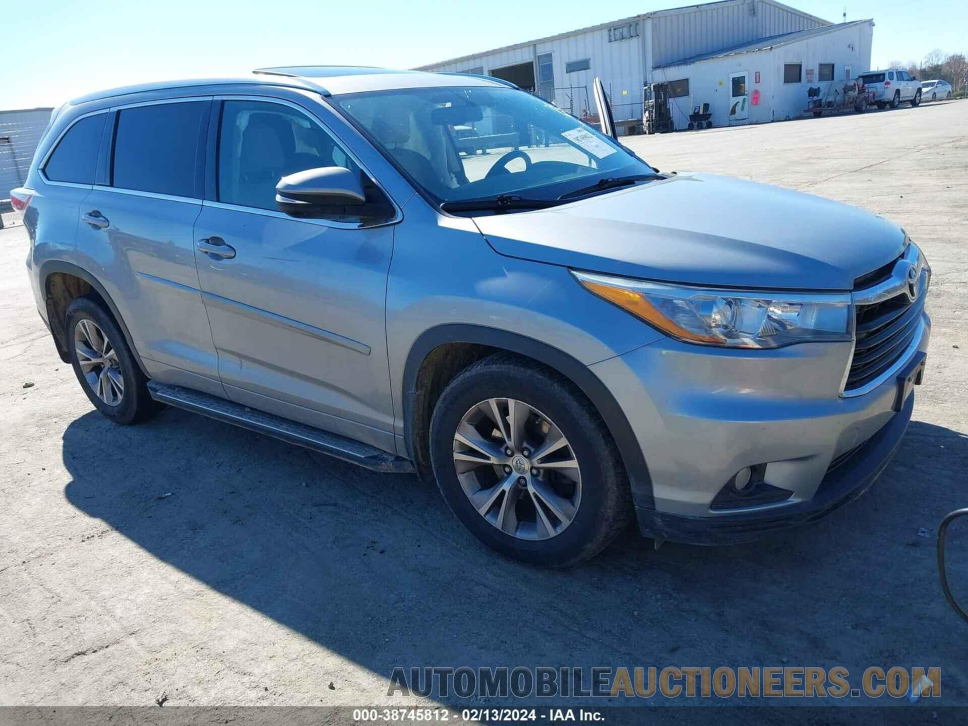 5TDJKRFH9FS144653 TOYOTA HIGHLANDER 2015