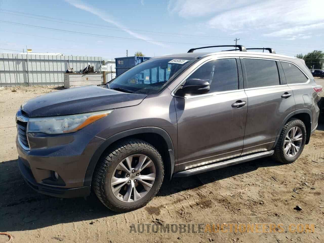 5TDJKRFH9FS145737 TOYOTA HIGHLANDER 2015