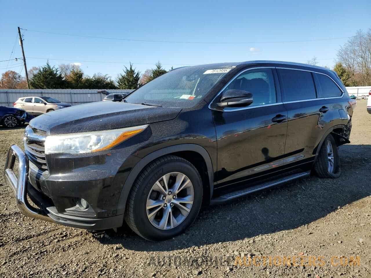 5TDJKRFH9FS159671 TOYOTA HIGHLANDER 2015