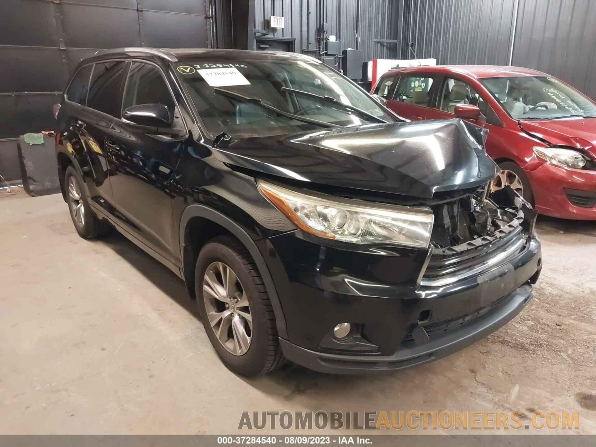 5TDJKRFH9FS169701 TOYOTA HIGHLANDER 2015