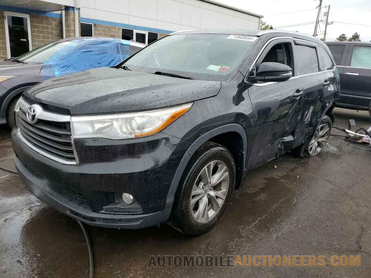 5TDJKRFH9FS179144 TOYOTA HIGHLANDER 2015