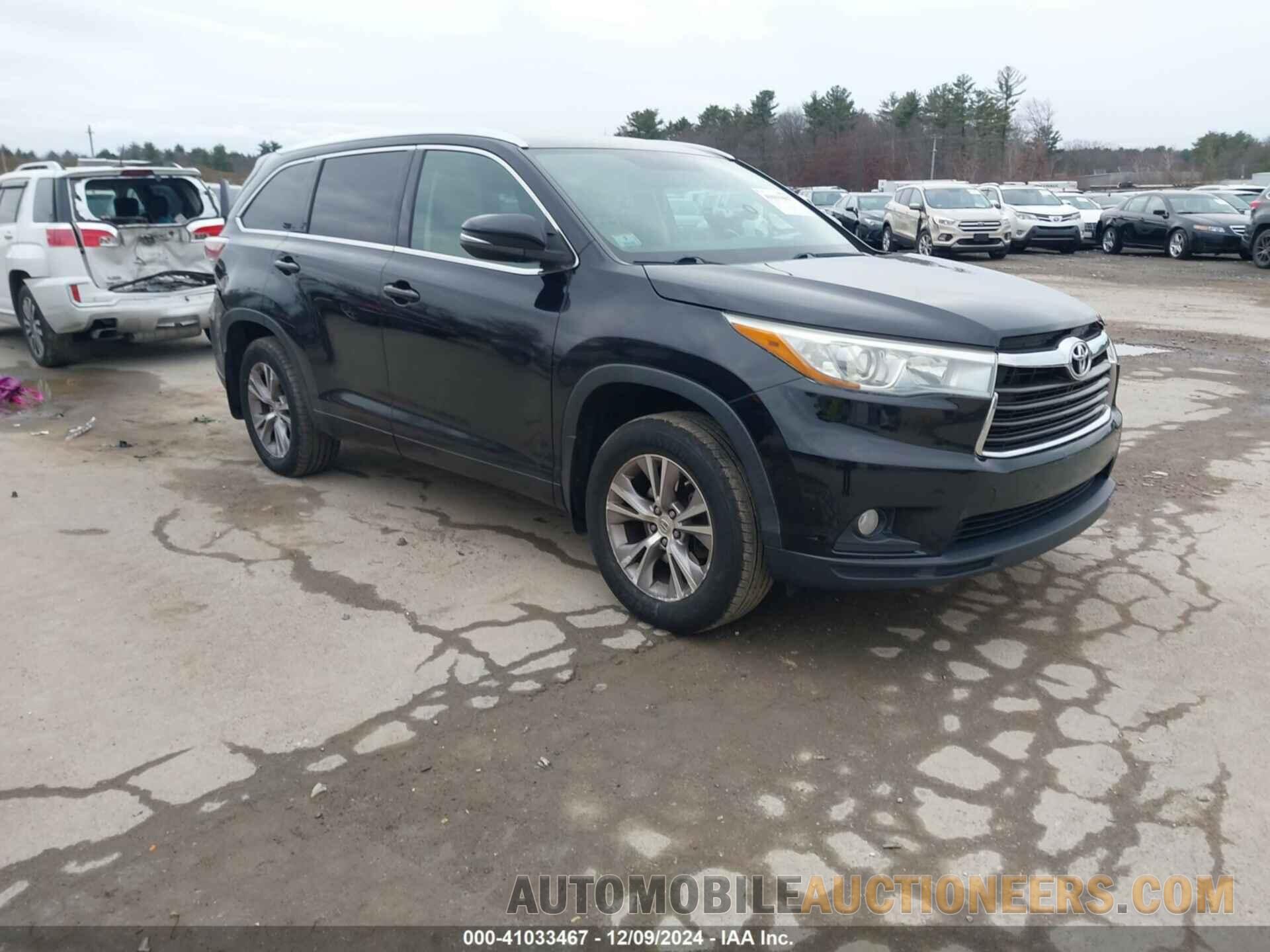 5TDJKRFH9FS180701 TOYOTA HIGHLANDER 2015