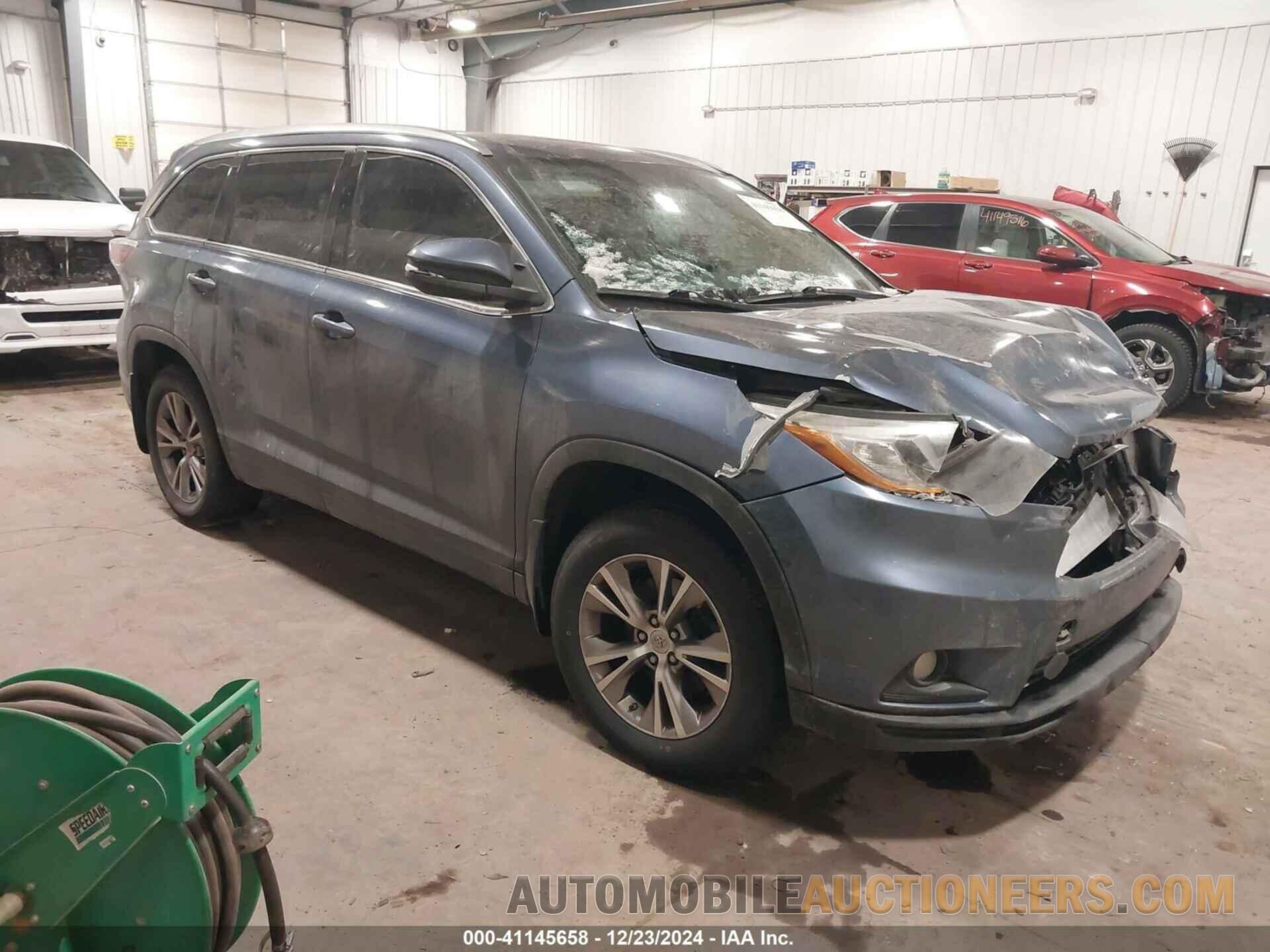 5TDJKRFH9FS204043 TOYOTA HIGHLANDER 2015