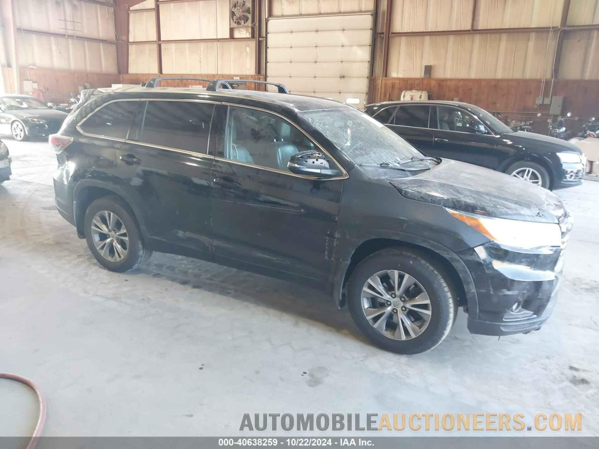 5TDJKRFH9FS205533 TOYOTA HIGHLANDER 2015