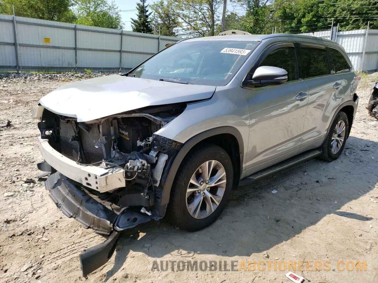 5TDJKRFH9FS207394 TOYOTA HIGHLANDER 2015